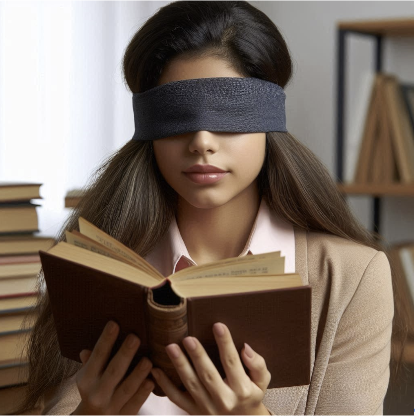 Reading Blindfolded