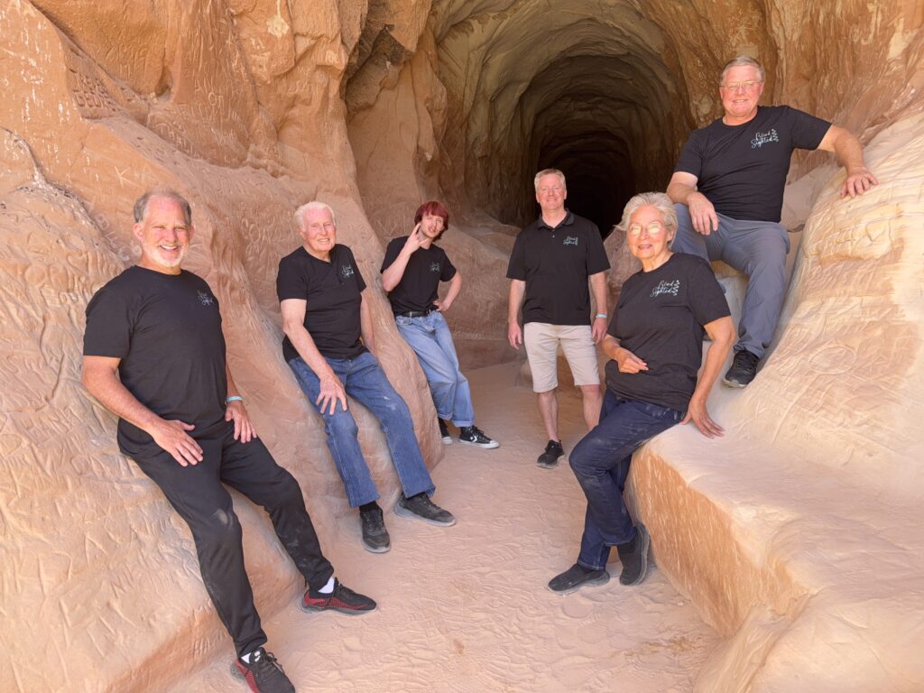 Zion retreat team picture at Belly of the Dragon